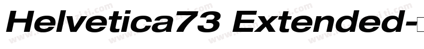 Helvetica73 Extended字体转换